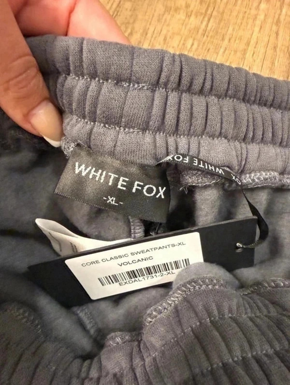 White Fox Boutique Core Classic Sweatpants - Volcanic (Oversized XL) - Picture 5 of 9